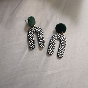 Super light polka dot earrings